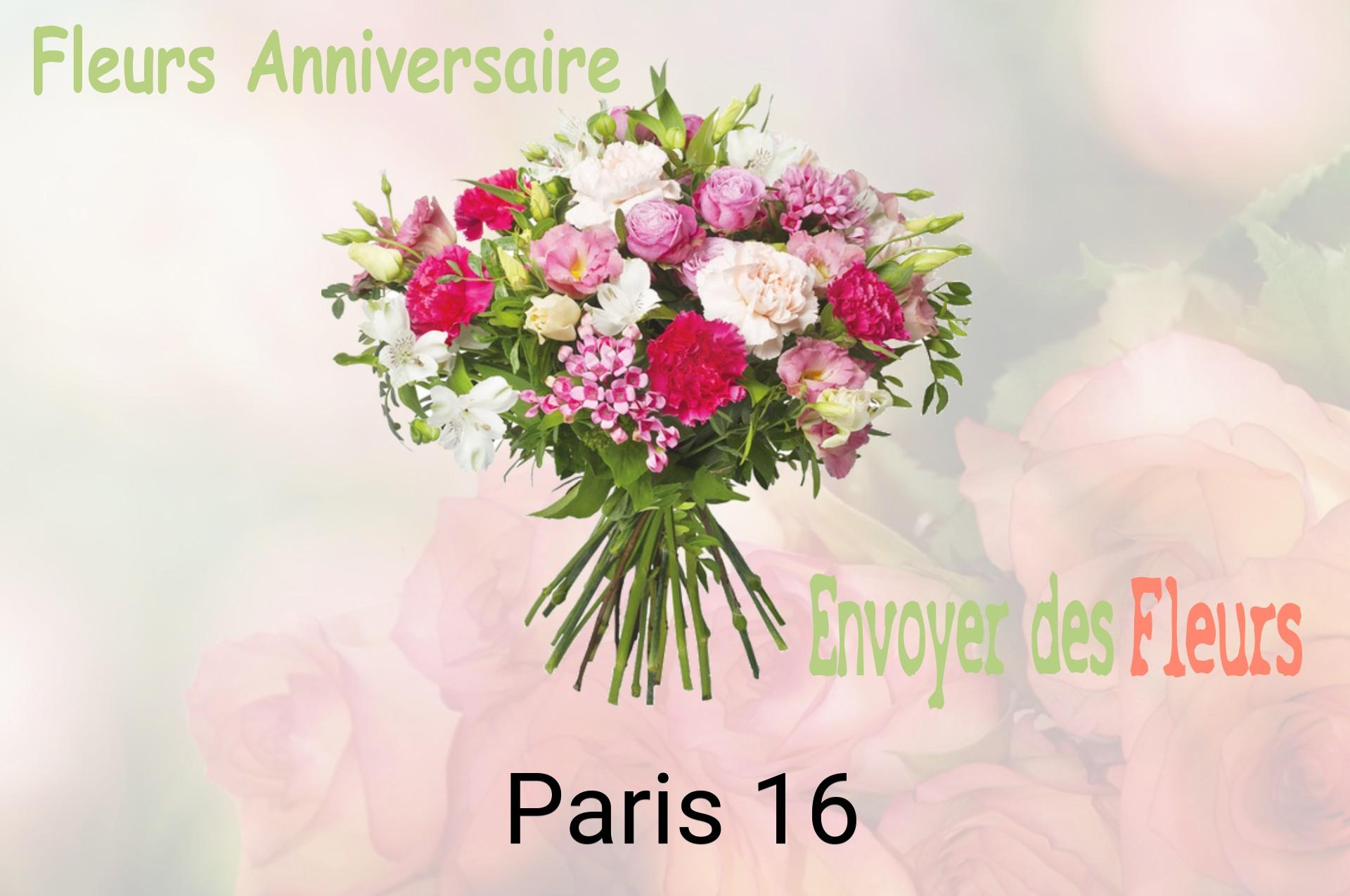 Bouquet de fleurs d’anniversaire livré à Paris-16